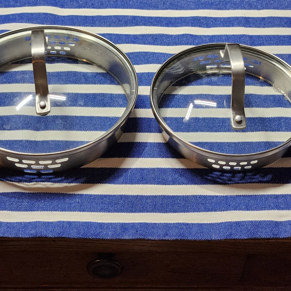 Calphalon Strainer Lids Set of 2 • fits 6
